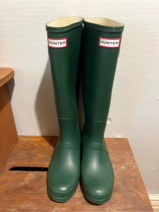 Hunter Shoes - Hunter Women's Tall Rain Boots in Forest Green